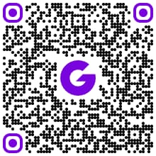 JustGiving QR code for Smalley Tennis Club crowdfunding